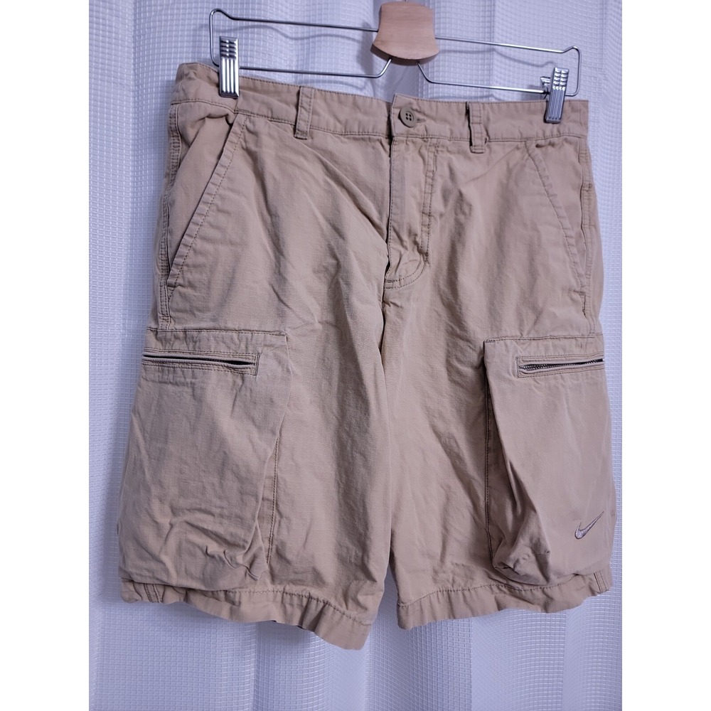 Nike Beige/ Khaki Cargo Hiking Shorts Men's size 30 - Picture 5 of 9